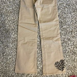 NWT GYMBOREE TEACHER’S PET STRETCH KHAKI PANTS 9 GIRLS